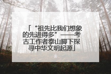 “祖先比我们想象的先进得多”——考古工作者泰山脚下探寻中华文明起源