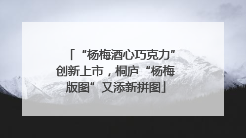 “杨梅酒心巧克力”创新上市，桐庐“杨梅版图”又添新拼图