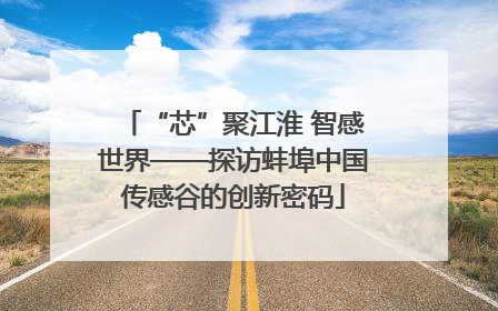 “芯”聚江淮 智感世界——探访蚌埠中国传感谷的创新密码