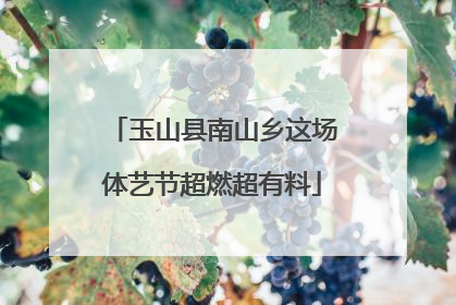 玉山县南山乡这场体艺节超燃超有料