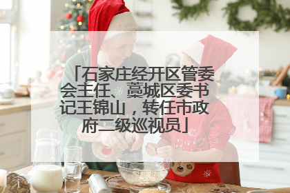 石家庄经开区管委会主任、藁城区委书记王锦山，转任市政府二级巡视员