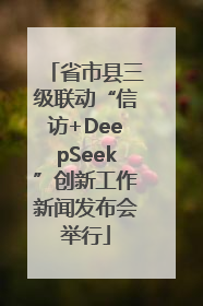 省市县三级联动“信访+DeepSeek”创新工作新闻发布会举行