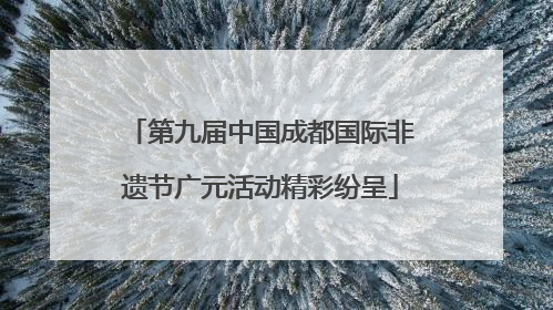 第九届中国成都国际非遗节广元活动精彩纷呈