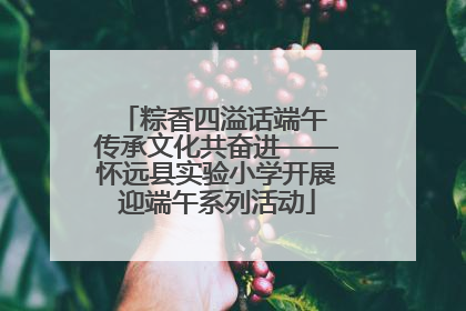 粽香四溢话端午 传承文化共奋进——怀远县实验小学开展迎端午系列活动