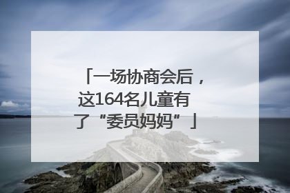 一场协商会后，这164名儿童有了“委员妈妈”