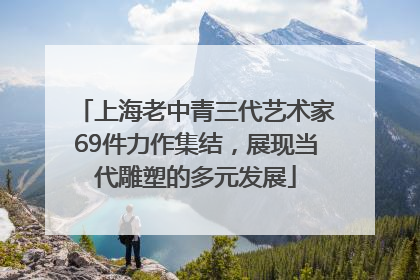 上海老中青三代艺术家69件力作集结，展现当代雕塑的多元发展