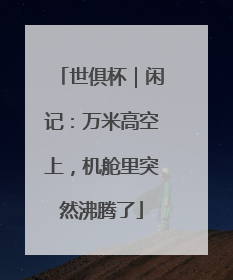 世俱杯｜闲记：万米高空上，机舱里突然沸腾了