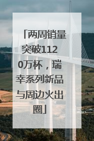 两周销量突破1120万杯，瑞幸系列新品与周边火出圈