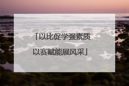 以比促学强素质 以赛赋能展风采