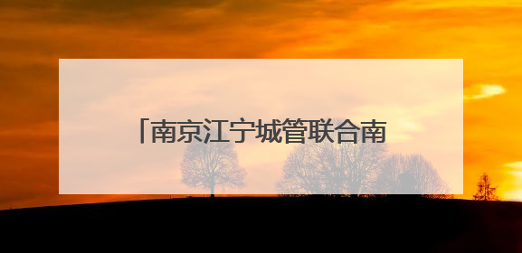 南京江宁城管联合南航大开展联学联建