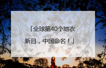 全球第40个地衣新目，中国命名！