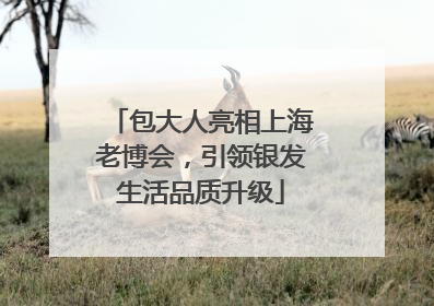 包大人亮相上海老博会，引领银发生活品质升级