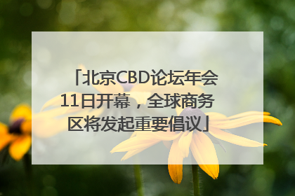 北京CBD论坛年会11日开幕，全球商务区将发起重要倡议