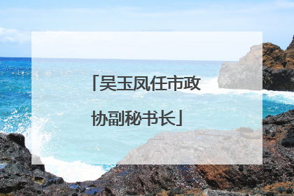 吴玉凤任市政协副秘书长