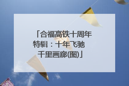 合福高铁十周年特辑：十年飞驰 千里画廊(图)