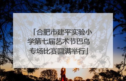 合肥市建平实验小学第七届艺术节巴乌专场比赛圆满举行