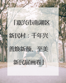嘉兴市南湖区新民村：千年兴善焕新颜、至美新民展画卷