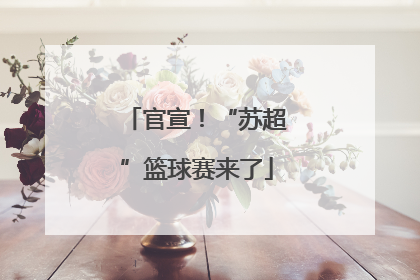 官宣！“苏超”篮球赛来了