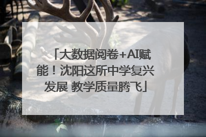大数据阅卷+AI赋能！沈阳这所中学复兴发展 教学质量腾飞