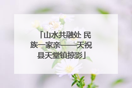 山水共融处 民族一家亲——天祝县天堂镇掠影