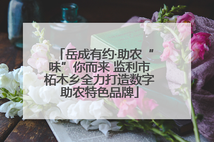 岳成有约·助农“味”你而来 监利市柘木乡全力打造数字助农特色品牌