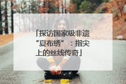 探访国家级非遗“夏布绣”：指尖上的丝线传奇