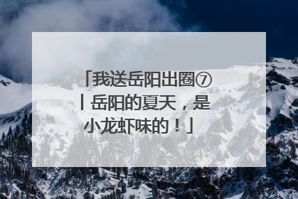 我送岳阳出圈⑦丨岳阳的夏天，是小龙虾味的！
