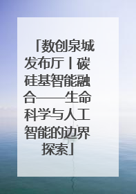 数创泉城发布厅丨碳硅基智能融合——生命科学与人工智能的边界探索