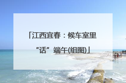 江西宜春：候车室里“话”端午(组图)