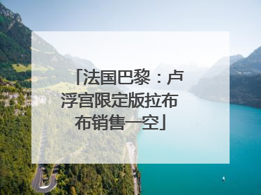 法国巴黎：卢浮宫限定版拉布布销售一空