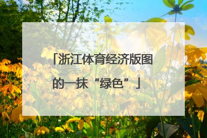 浙江体育经济版图的一抹“绿色”