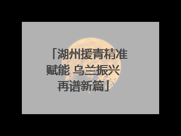 湖州援青精准赋能 乌兰振兴再谱新篇