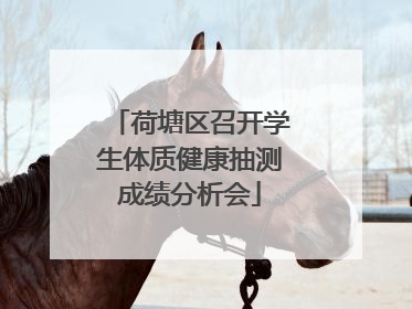 荷塘区召开学生体质健康抽测成绩分析会