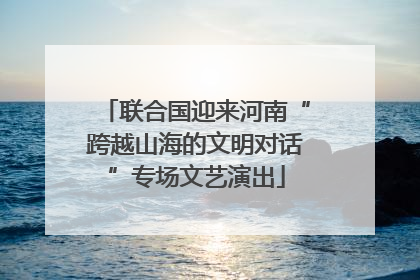 联合国迎来河南“跨越山海的文明对话”专场文艺演出
