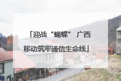 迎战“蝴蝶” 广西移动筑牢通信生命线