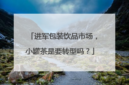 进军包装饮品市场，小罐茶是要转型吗？
