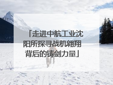 走进中航工业沈阳所探寻战机翱翔背后的铸剑力量