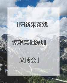 阳新采茶戏惊艳亮相深圳文博会