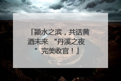 颍水之滨，共话黄酒未来 “丹溪之夜”完美收官！