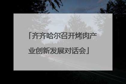 齐齐哈尔召开烤肉产业创新发展对话会