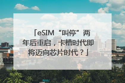 eSIM“叫停”两年后重启，卡槽时代即将迈向芯片时代？